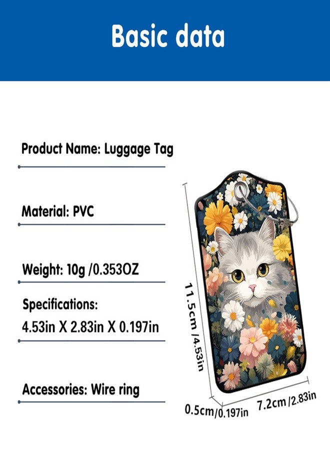 BOBOAR Luggage Tags for Suitcases,2 Pcs Bag Travel Uniquetags for Luggage Identifiers - Image 2
